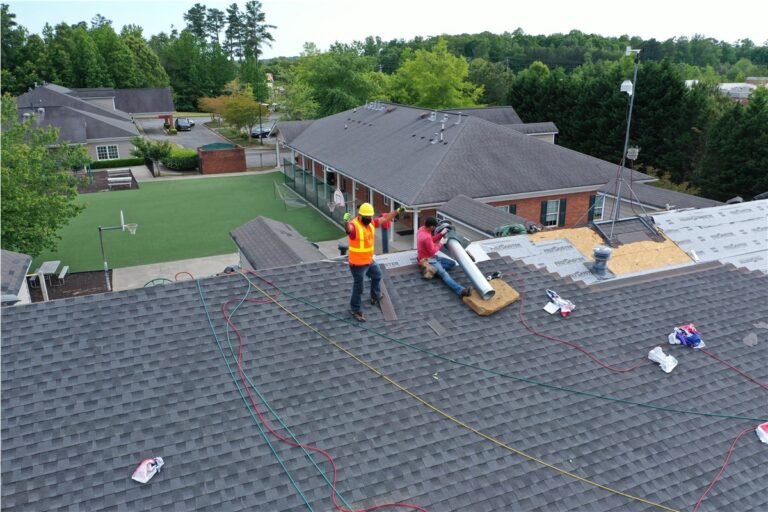 Roof experts article photo on the roof.