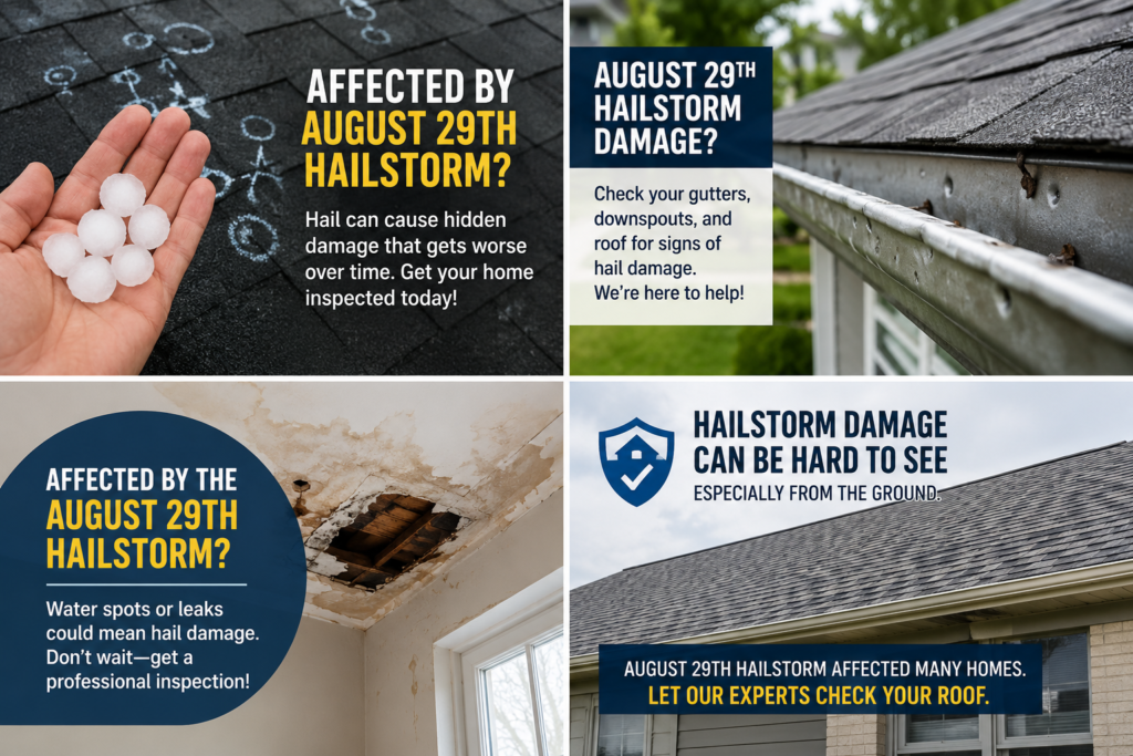 Affected by August 29th Hailstorm