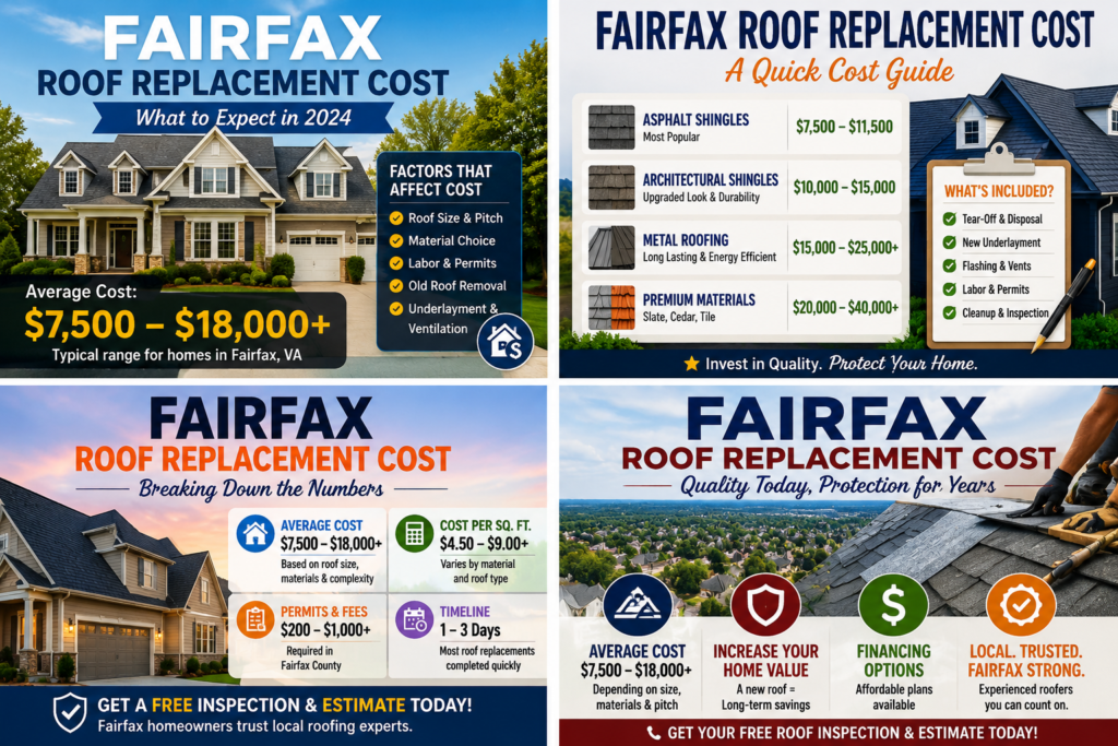 Fairfax Roof Replacement Cost