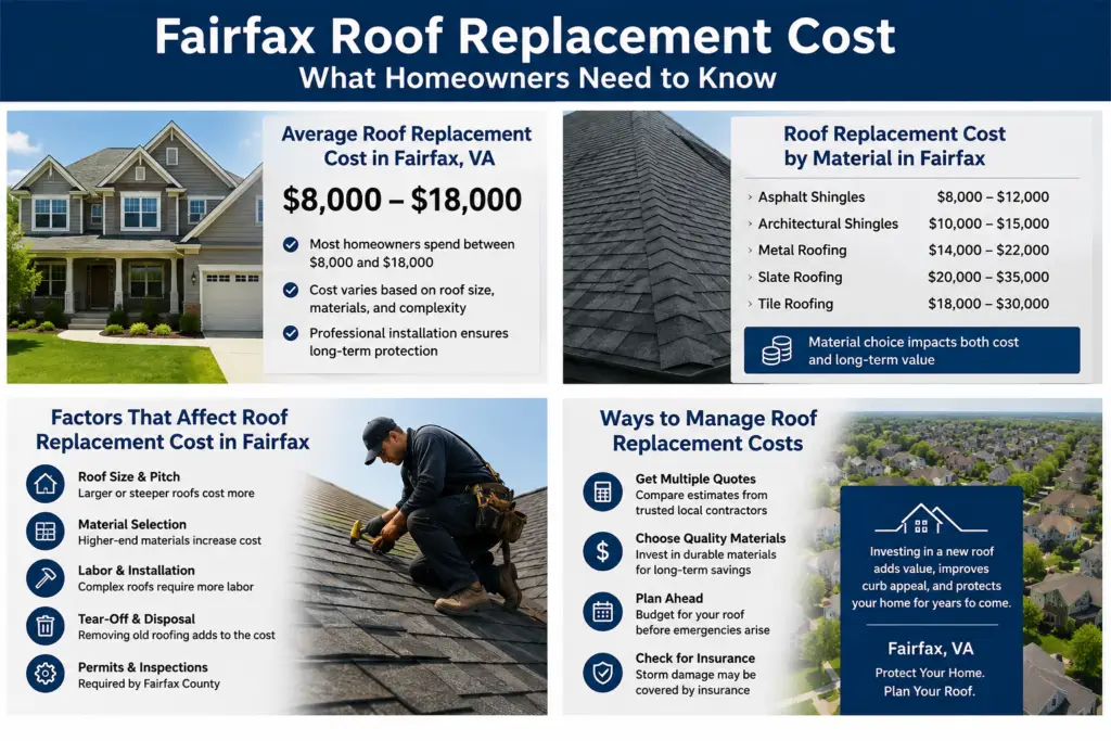 Fairfax Roof Replacement Cost