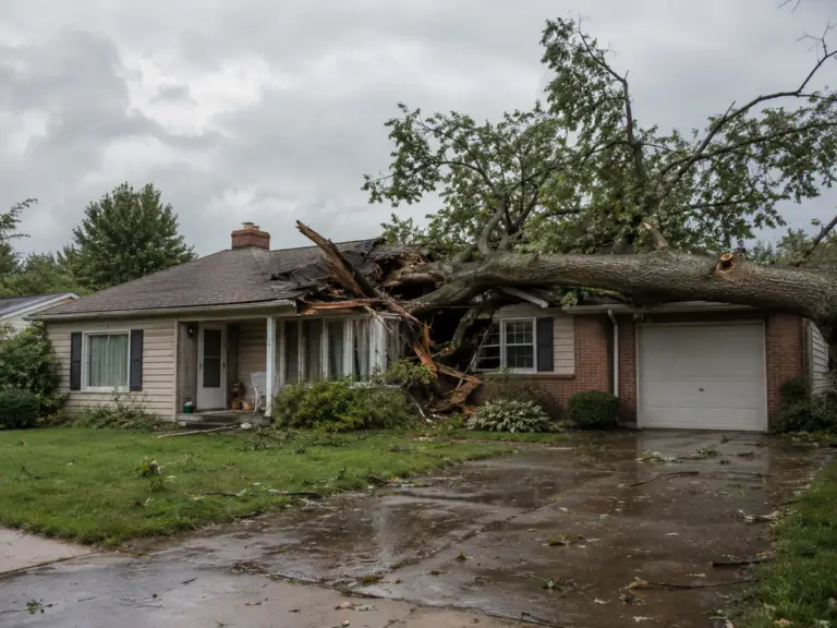 Fallen Tree on Your Roof