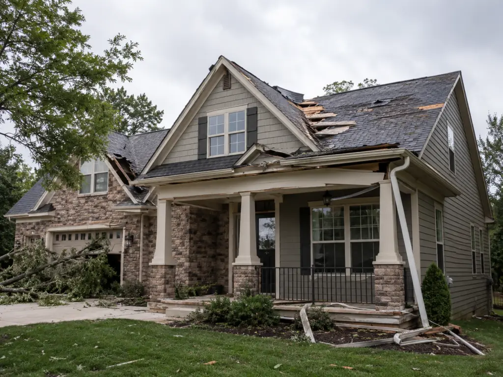 exterior storm damage checklist