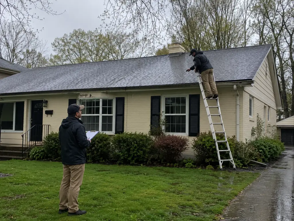 Heavy Rain Roof Inspection
