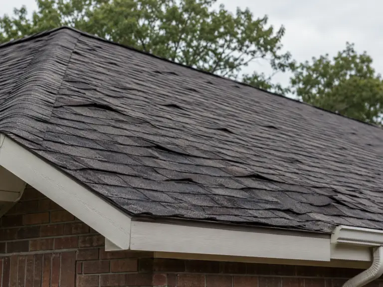 buckling roof shingles signs