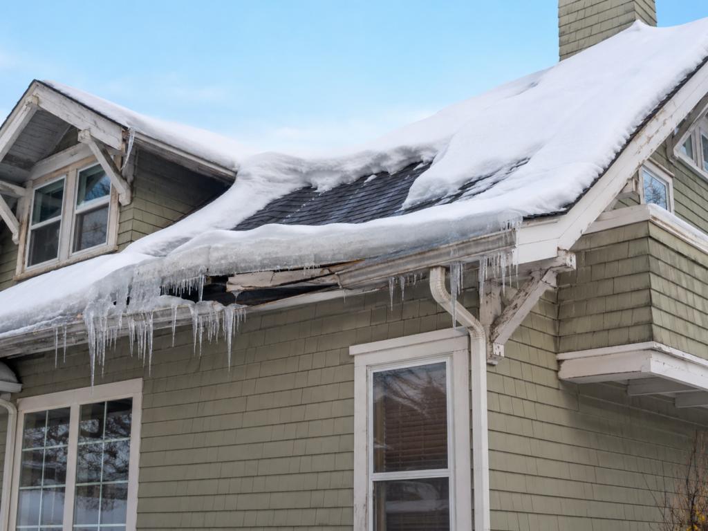 ice dam roof damage