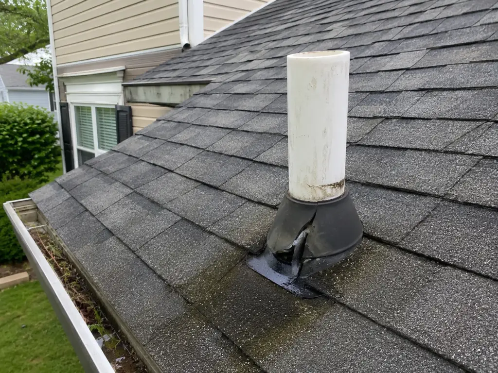 pipe boot roof leaks