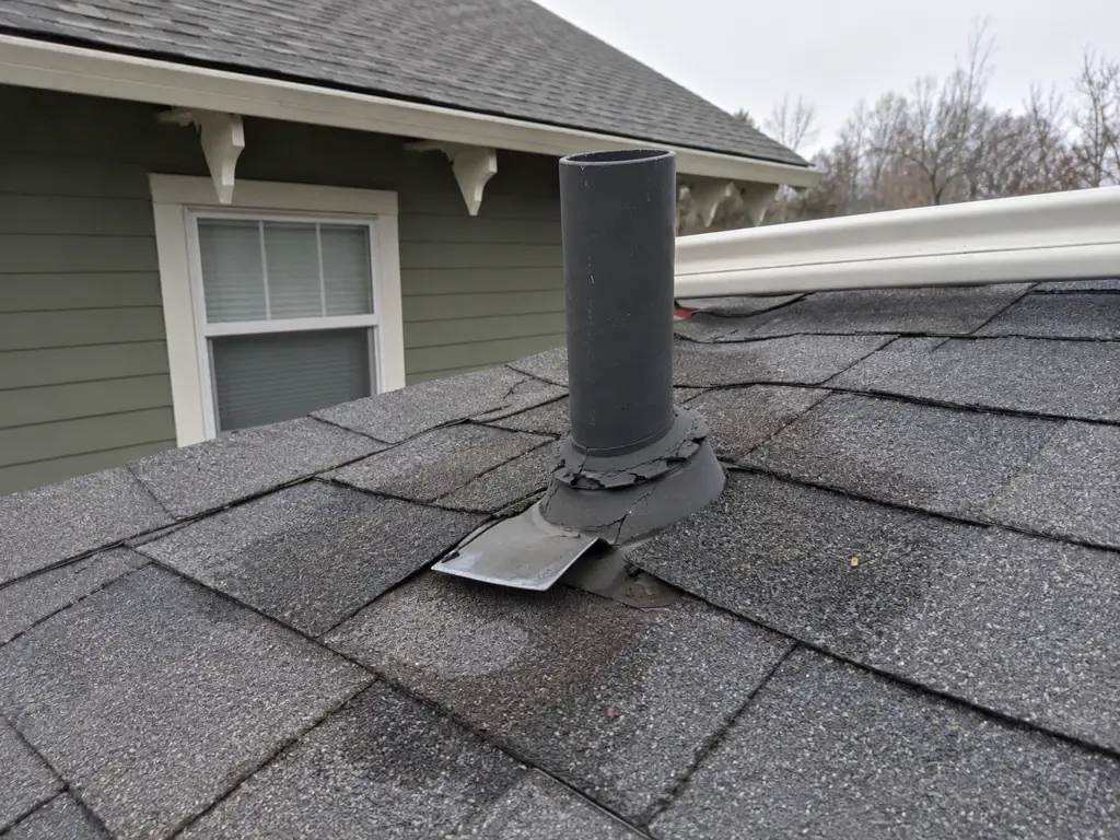 pipe boot roof leaks