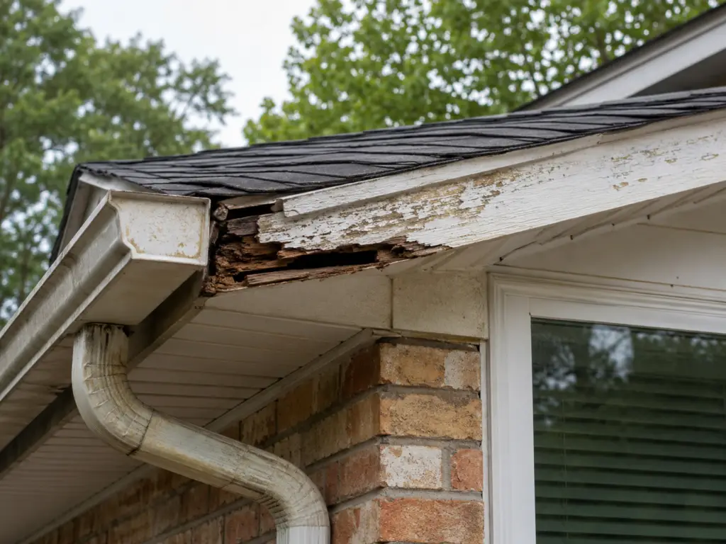 roof edge damage signs