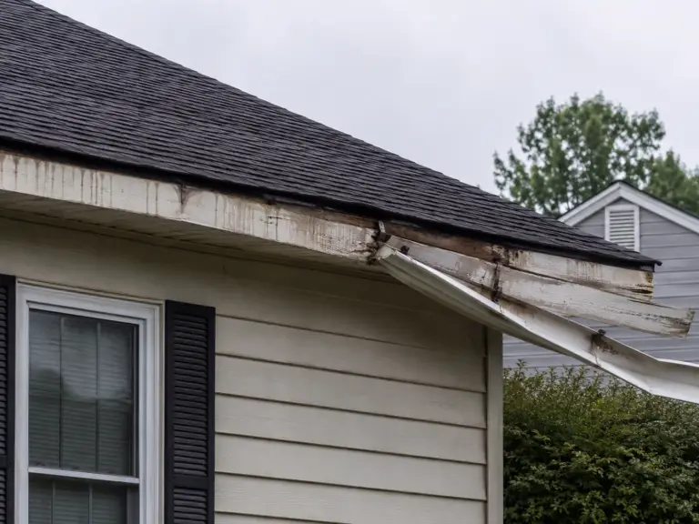 roof edge damage signs