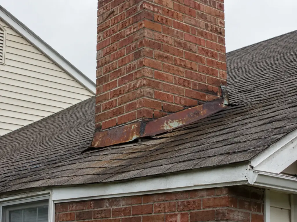 roof flashing problem signs