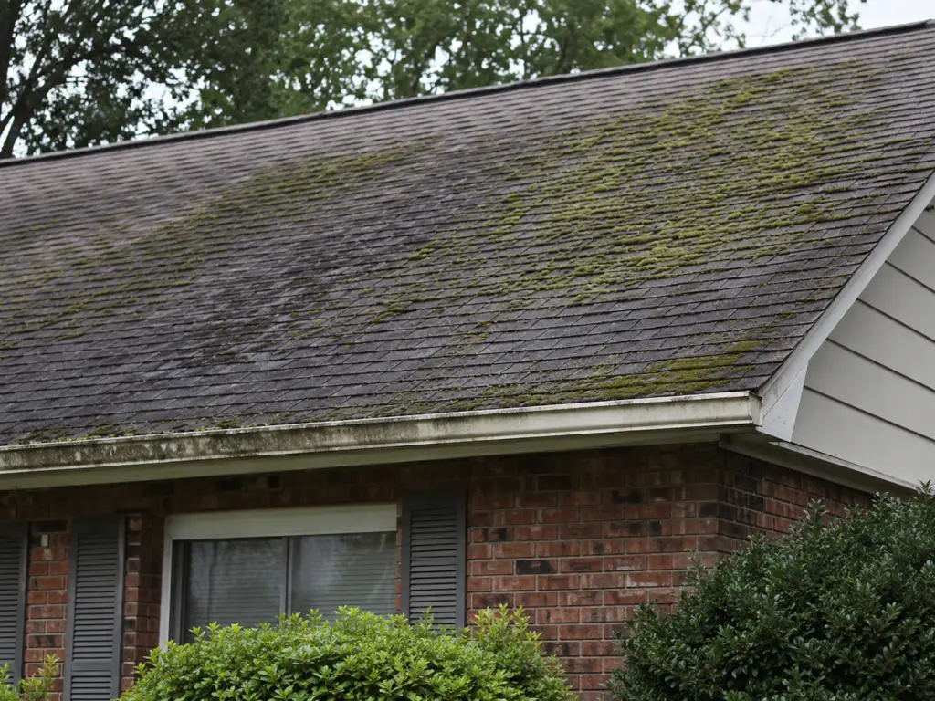 roof moss algae growth