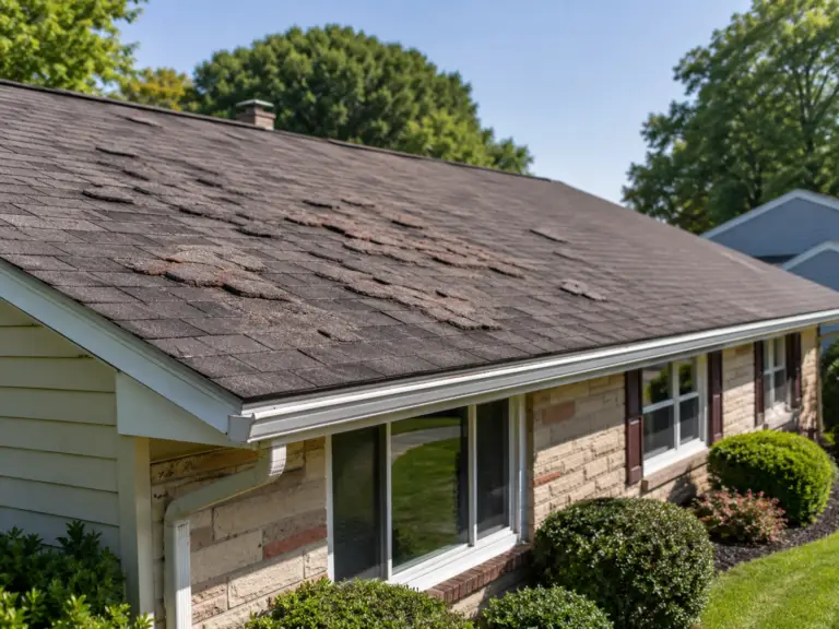 roof shingle blistering signs