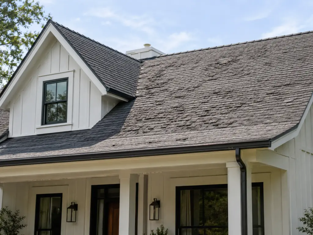 roof shingle blistering signs