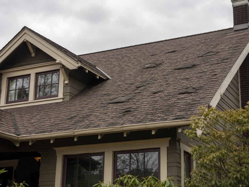 roof shingle blistering signs
