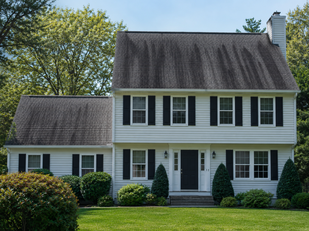 roof stains warning signs