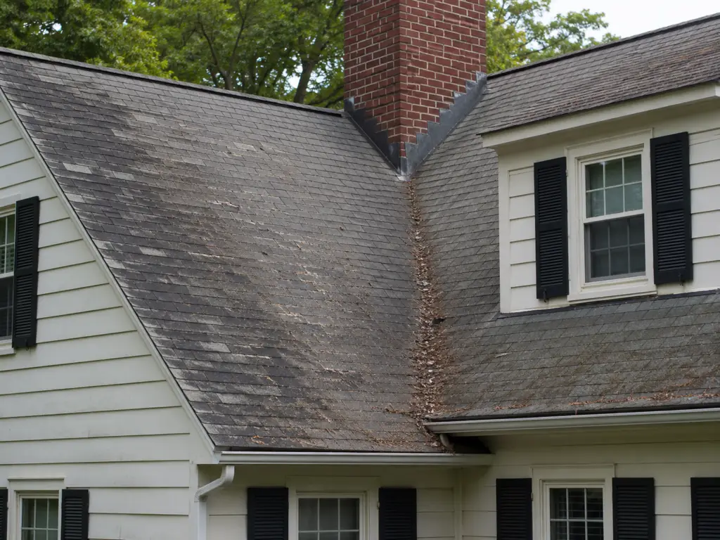 shingle granule loss signs