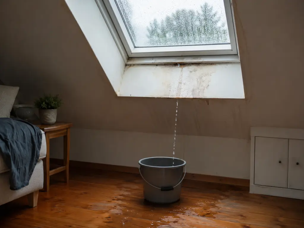 skylight leak repair signs