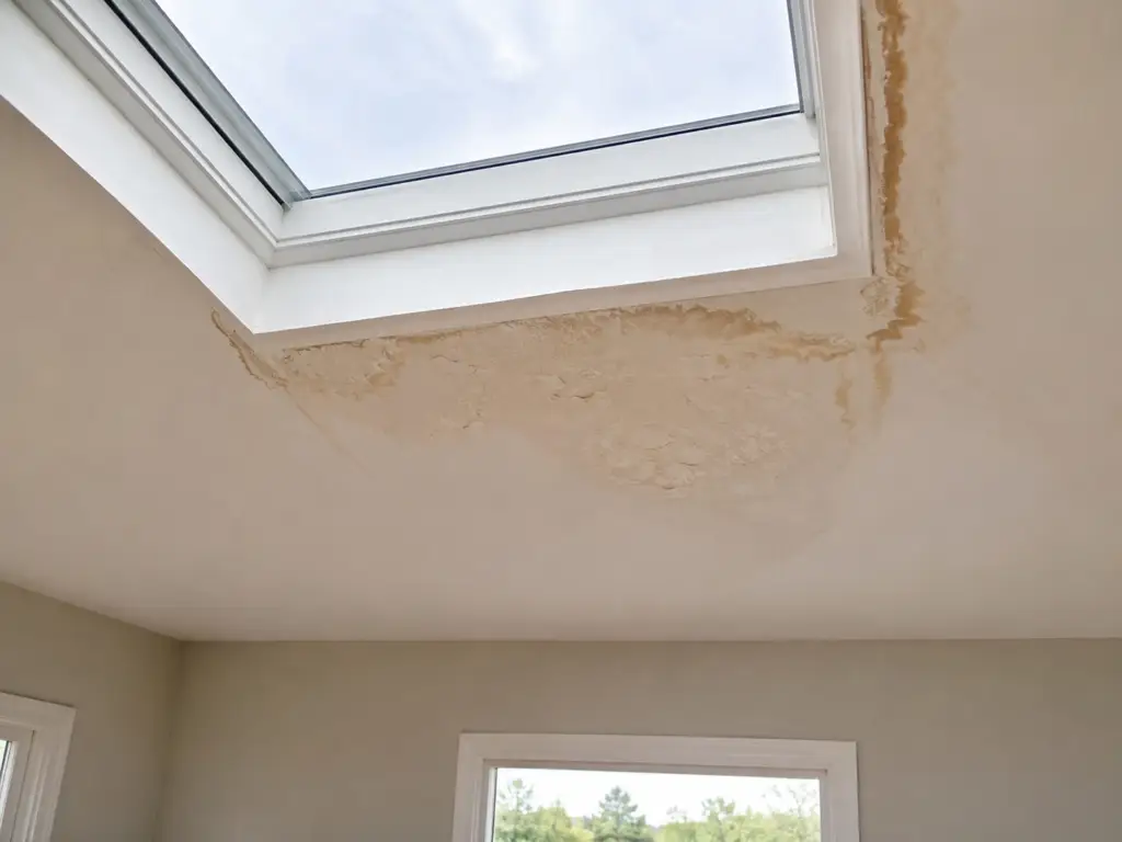 skylight leak repair signs
